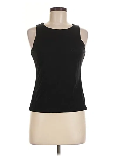 Pre-owned Tahari Sleeveless T-shirt In Black