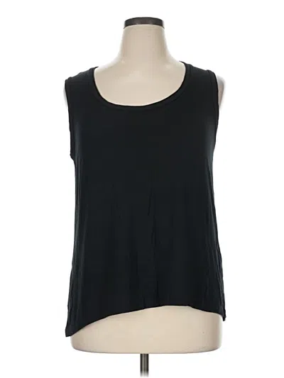 Pre-owned Tahari Sleeveless T-shirt In Black