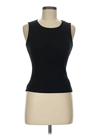 Pre-owned Tahari Sleeveless T-shirt In Black