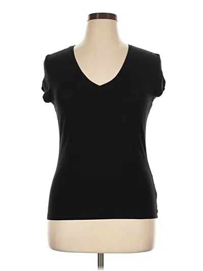 Pre-owned Tahari Sleeveless T-shirt In Black
