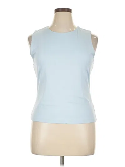 Pre-owned Tahari Sleeveless T-shirt In Blue