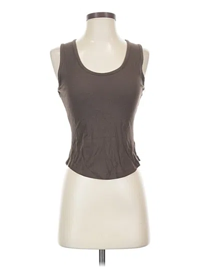Pre-owned Tahari Sleeveless T-shirt In Brown