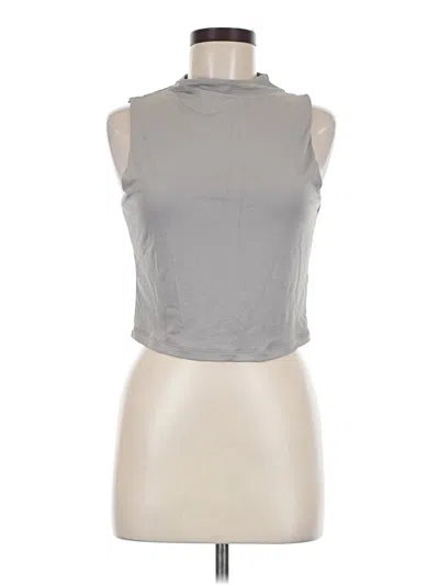 Pre-owned Tahari Sleeveless T-shirt In Gray