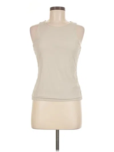 Pre-owned Tahari Sleeveless T-shirt In Ivory