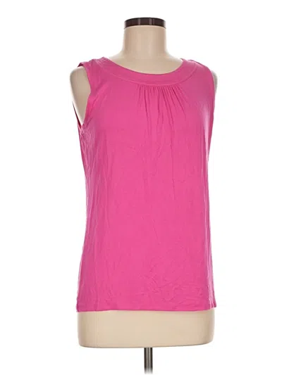 Pre-owned Tahari Sleeveless T-shirt In Pink