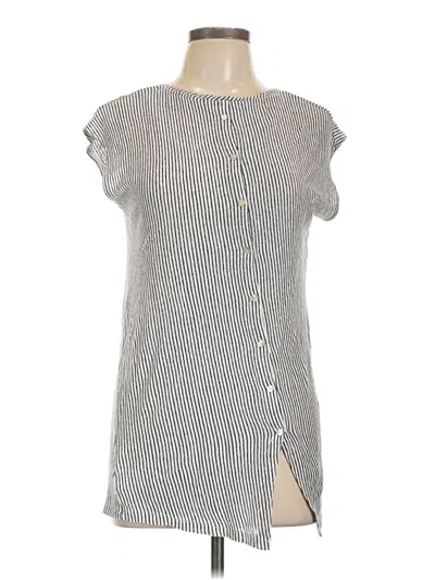 Pre-owned Tahari Sleeveless T-shirt In Silver