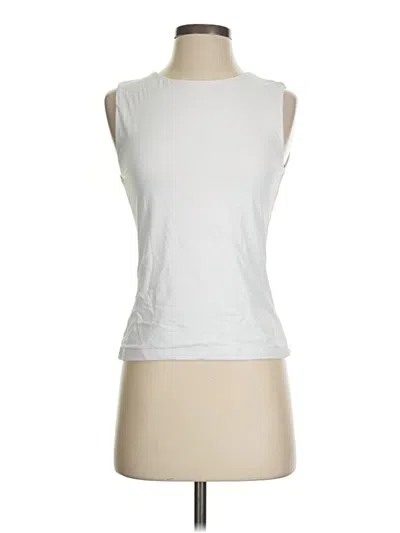 Pre-owned Tahari Sleeveless T-shirt In Silver