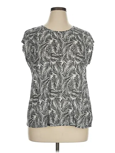 Pre-owned Tahari Sleeveless T-shirt In Silver