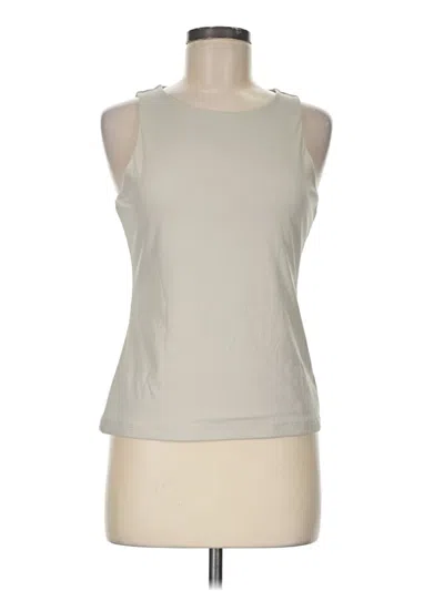 Pre-owned Tahari Sleeveless T-shirt In Tan