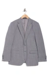 Tahari Slim Fit Sharkskin Blazer In Gray