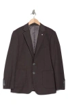 Tahari Slim Fit Sharkskin Blazer In Gray