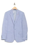 Tahari Slim Fit Sharkskin Blazer