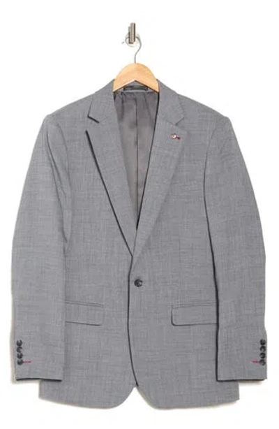 TAHARI TAHARI SLIM FIT SHARKSKIN BLAZER