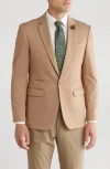 Tahari Slim Fit Sport Coat In Camel