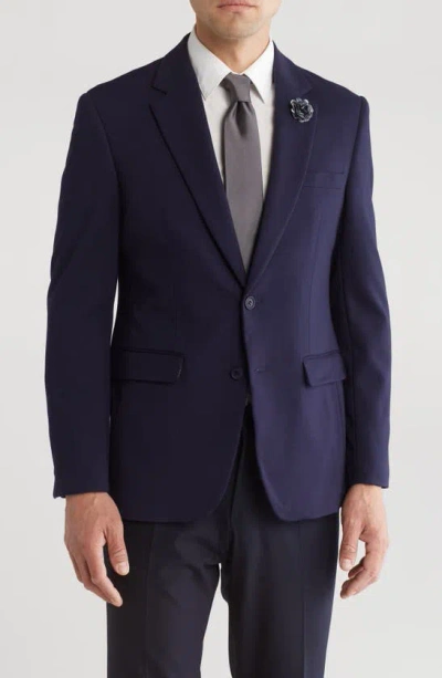 Tahari Slim Fit Sport Coat In Blue