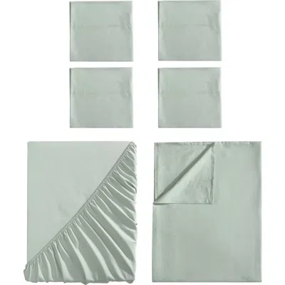 Tahari Solid 6-piece Queen Sheet Set In Desert Sage