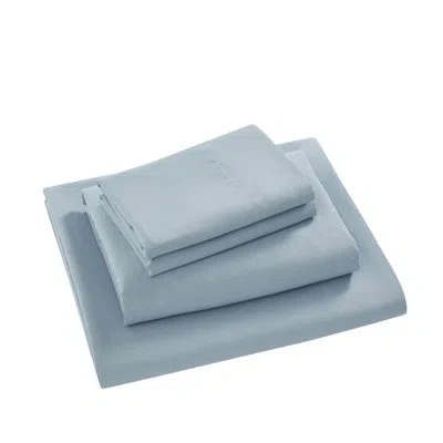 Tahari Solid Polyester Sheet Set In Celestial Blue