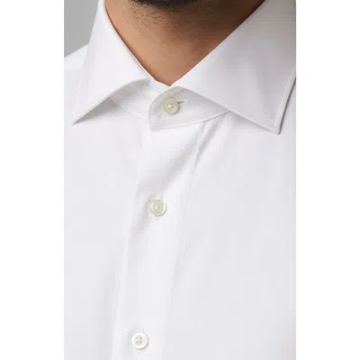 Tahari Stretch Cotton Dress Shirt In White