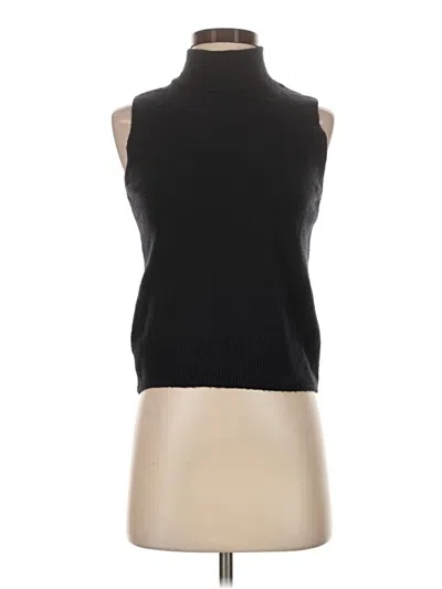 Pre-owned Tahari Sweater Vest In Black