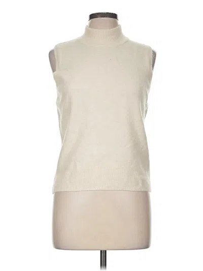 Pre-owned Tahari Sweater Vest In Ivory