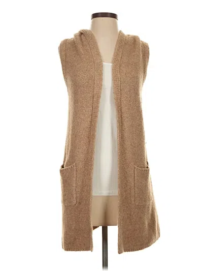 Pre-owned Tahari Sweater Vest In Tan