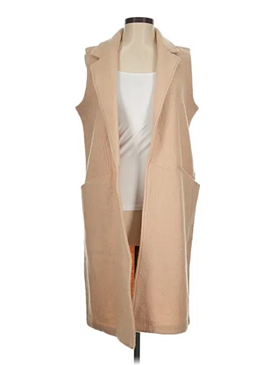 Pre-owned Tahari Sweater Vest In Tan