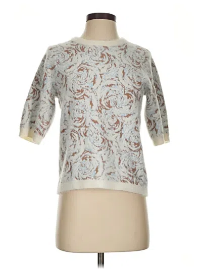 Pre-owned Tahari Sweatshirt In Silver
