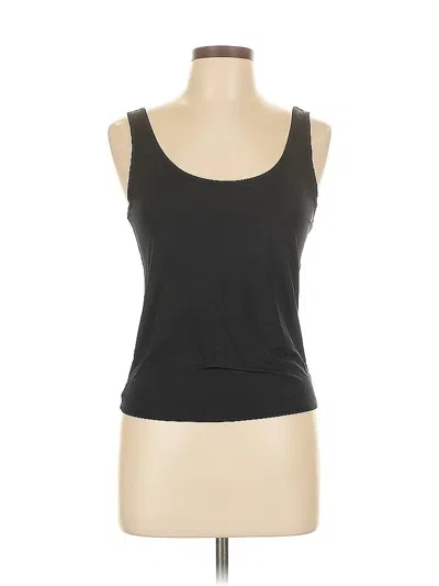 Pre-owned Tahari Tank Top Black Strapless Neckline Tops