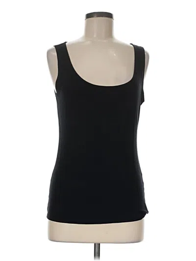 Pre-owned Tahari Tank Top Black Strapless Neckline Tops