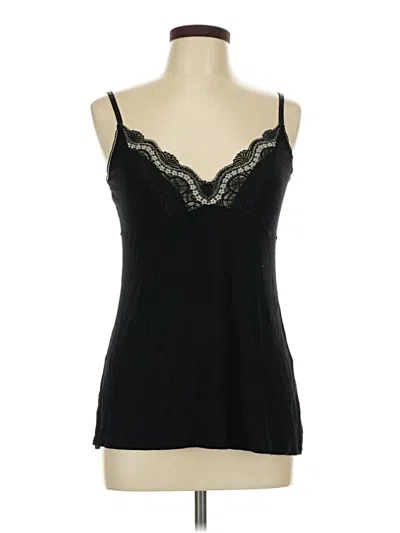 Pre-owned Tahari Tank Top Black Sweetheart Neckline Tops