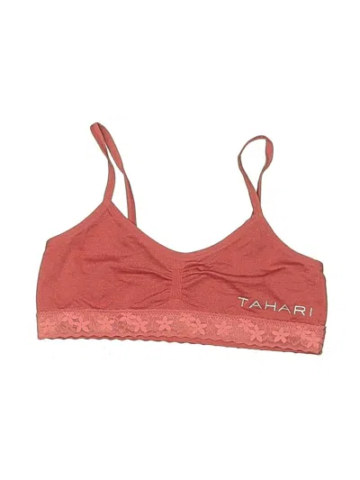 Pre-owned Tahari Kids' Tank Top Red Halter Neckline Tops