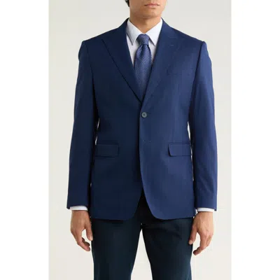Tahari Tonal Windowpane Plaid Sportcoat In Blue