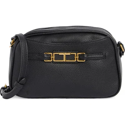 Tahari Trapezoid Camera Crossbody Bag In Black