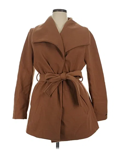 Pre-owned Tahari Trenchcoat In Brown