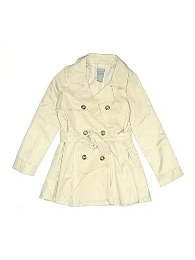 Pre-owned Tahari Kids' Trenchcoat In Ivory