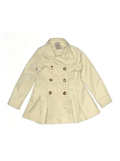 Pre-owned Tahari Kids' Trenchcoat In Tan