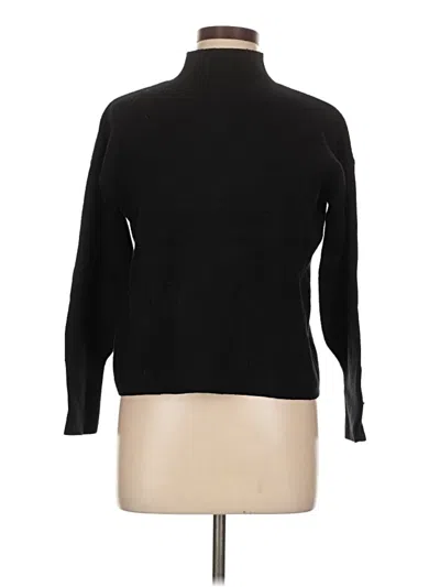 Pre-owned Tahari Turtleneck Sweater In Black