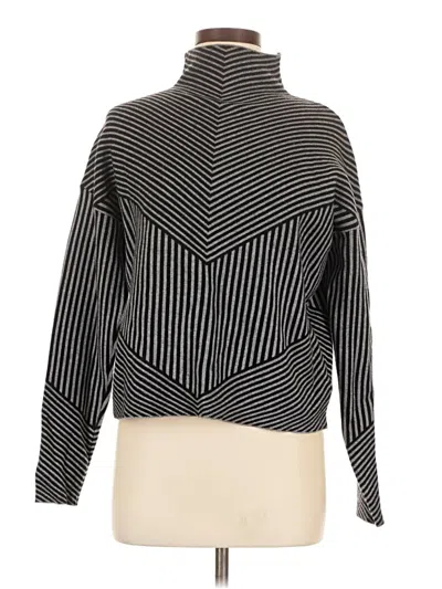 Pre-owned Tahari Turtleneck Sweater In Black