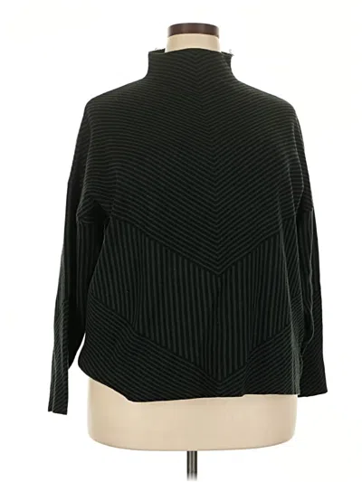 Pre-owned Tahari Turtleneck Sweater In Black