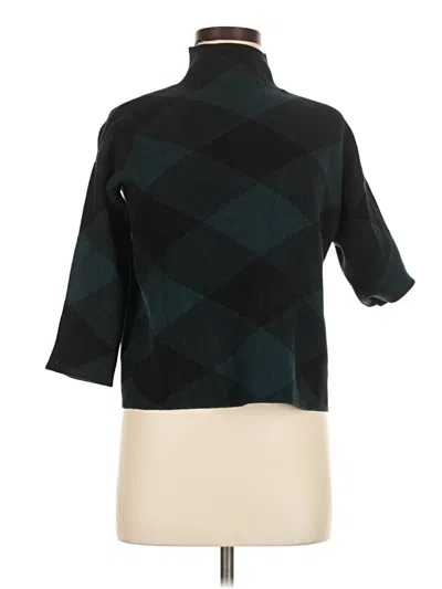 Pre-owned Tahari Turtleneck Sweater In Black