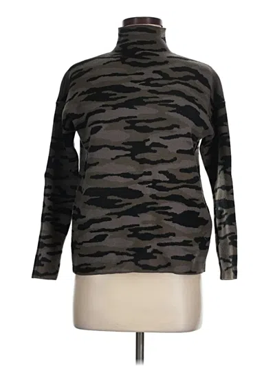 Pre-owned Tahari Turtleneck Sweater In Black