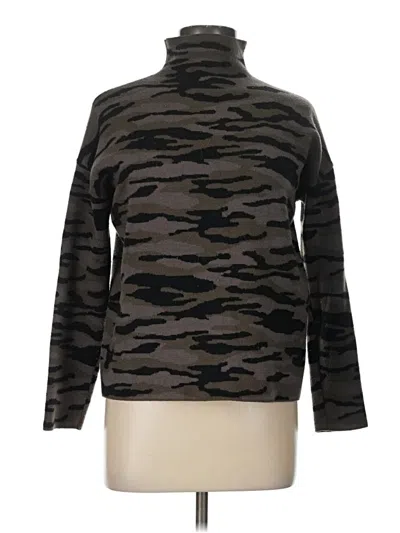 Pre-owned Tahari Turtleneck Sweater In Black