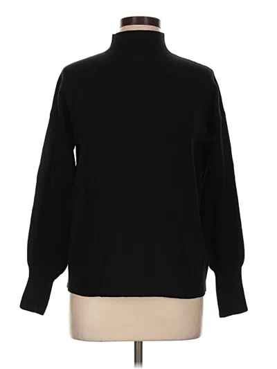 Pre-owned Tahari Turtleneck Sweater In Black