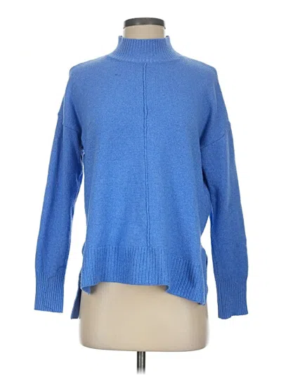 Pre-owned Tahari Turtleneck Sweater In Blue
