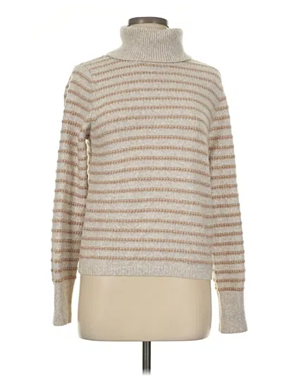 Pre-owned Tahari Turtleneck Sweater In Brown