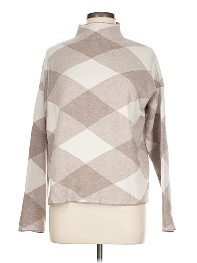 Pre-owned Tahari Turtleneck Sweater In Brown