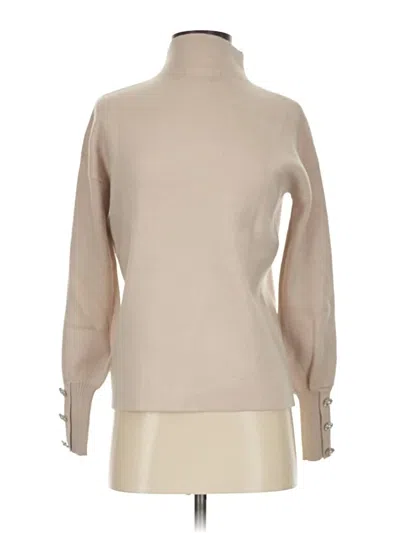 Pre-owned Tahari Turtleneck Sweater In Brown