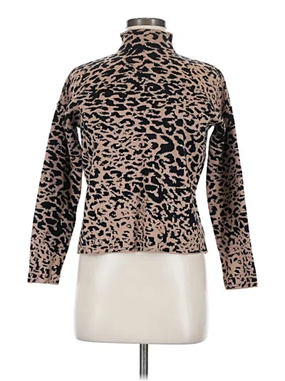 Pre-owned Tahari Turtleneck Sweater In Brown