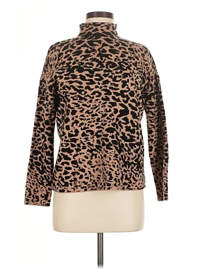 Pre-owned Tahari Turtleneck Sweater In Brown