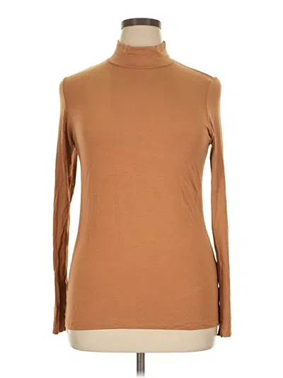 Pre-owned Tahari Turtleneck Sweater In Brown